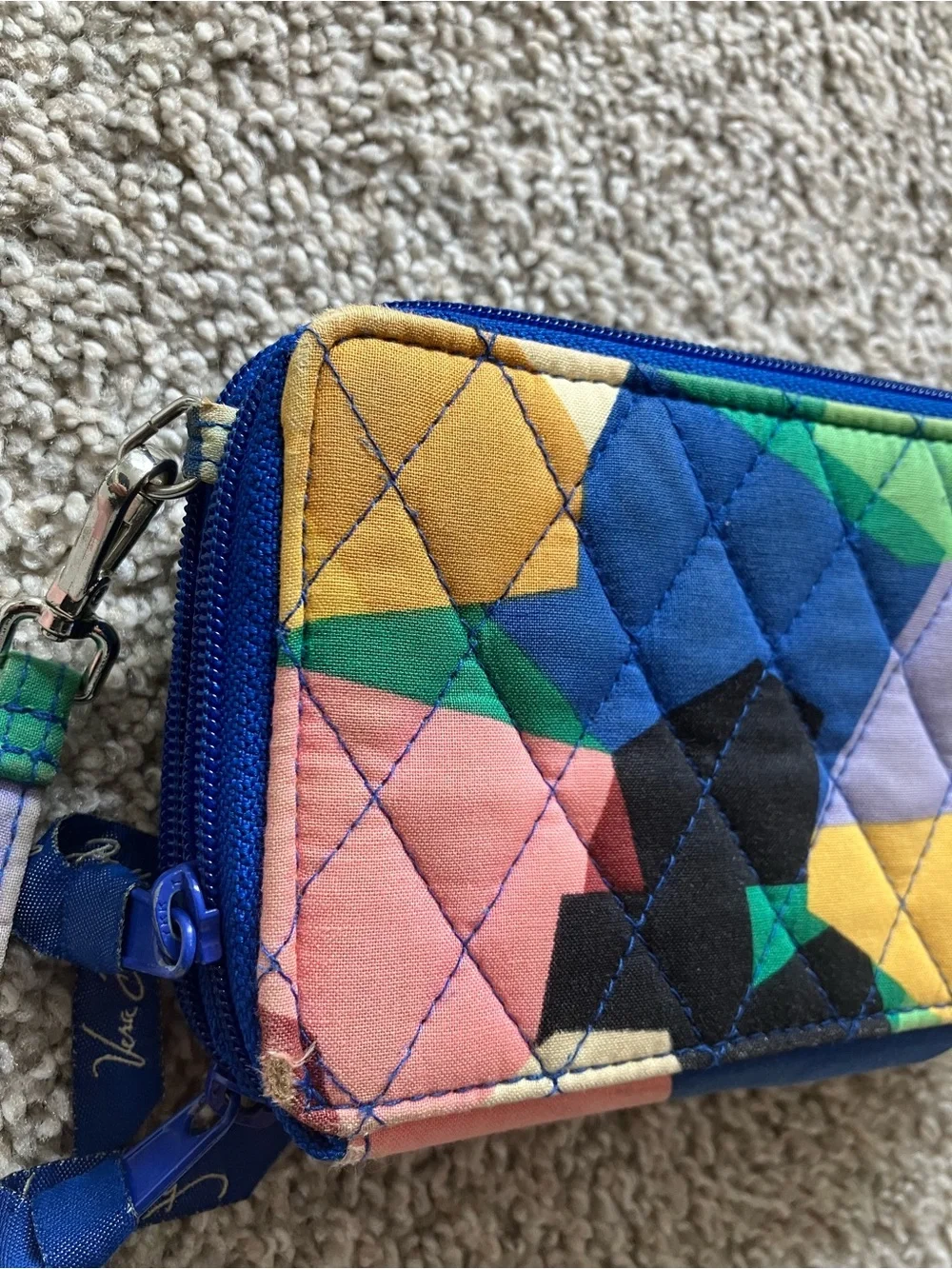Vera Bradley Multicolor Quilted Wristlet Wallet - Picture 9 of 10